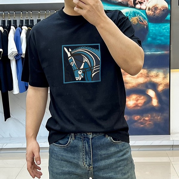 【1枚でキマる☆】エルメス Tシャツ スーパーコピー erb41296